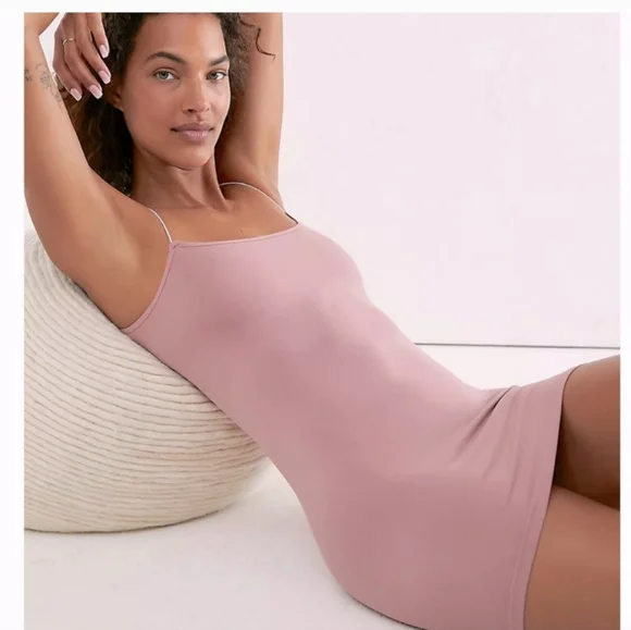 Intimately Free People Skinny Strap Seamless Mini Slip Dress - Picture 1 of 6